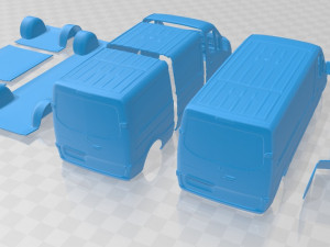 mercedes sprinter van 2018 l2h1 printable 3D 打印模型