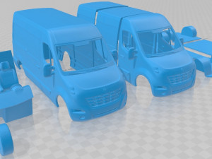 renault master panelvan 2010 printable Model do druku 3D