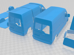 renault master panelvan 2010 printable Model do druku 3D