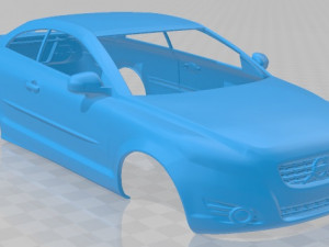 volvo c70 2011 printable body car 3D 프린트 모델