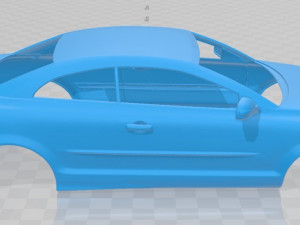 volvo c70 2011 printable body car 3D 프린트 모델