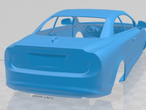 volvo c70 2011 printable body car 3D 프린트 모델