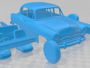 toyota crown rsd deluxe 1955 printable car 3D Print Model