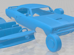 plymouth road runner 440 hardtop 1970 printable car 3D Print Model