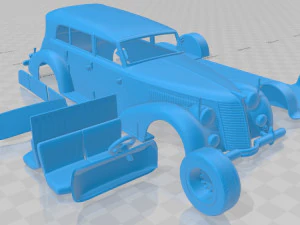fiat 2800 torpedo 1939 printable car 3D Print Model