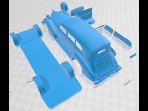 fiat 2800 torpedo 1939 printable car Modelo de impresión 3D