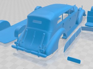 fiat 2800 torpedo 1939 printable car Modelo de impresión 3D
