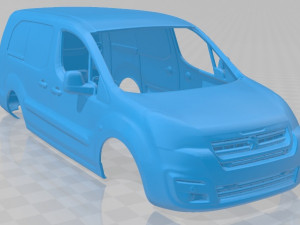 peugeot partner van l2 2017 printable body car 3D प्रिंट मॉडल