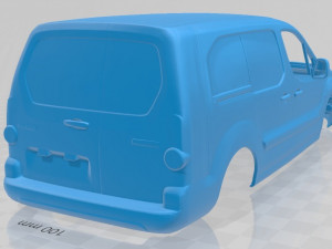 peugeot partner van l2 2017 printable body car 3D प्रिंट मॉडल