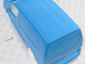 peugeot partner van l2 2017 printable body car 3D प्रिंट मॉडल