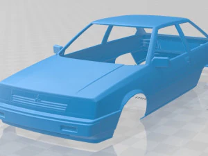 मित्सुबिशी कोल्ट 1984 प्रिंट करने योग्य बॉडी कार 3D प्रिंट मॉडल
