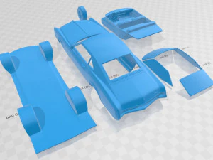 riviera 1966 printable car 3D Print Model