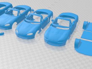 mazda mx-5 1998 printable car 3D प्रिंट मॉडल