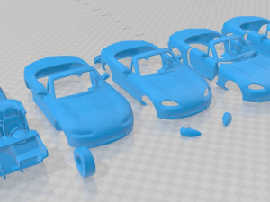 mazda mx-5 1998 printable car Modelo de Impressão 3D