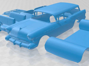 buick century caballero wagon 1957 printable car 3D Print Model