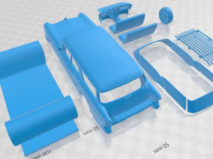 buick century caballero wagon 1957 printable car 3D Print Model