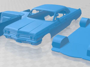 wildcat convertible 1963 printable car 3D Print Model