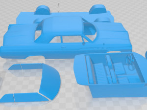 wildcat convertible 1963 printable car Modèles 3D en vedette