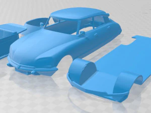 citroen ds 1967 printable car 3D Baskı Modeli