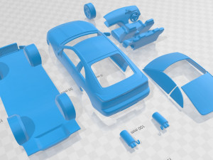 nissan 300zx z32 1989 printable car 3D Print Model