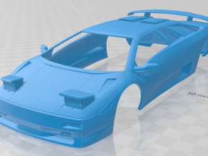 diablo sv 1997 printable body car Modelo de impresión 3D