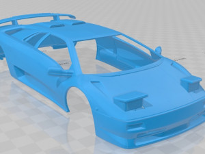 diablo sv 1997 printable body car 3D Druckmodell