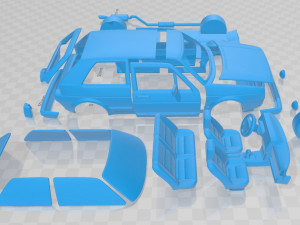 volkswagen golf mk2 1983 printable car Modelo de impresión 3D