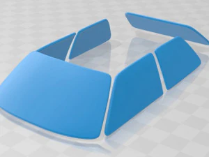 volkswagen golf mk2 1983 printable car 3D Print Model