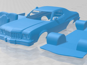 gran torino 1975 starsky y hutch printable car 3D Print Model