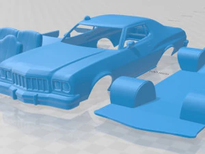 gran torino 1975 starsky y hutch printbare auto 3D printmodel
