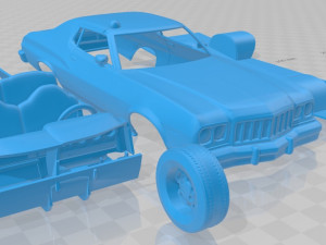 gran torino 1975 starsky y hutch printable car 3D 打印模型
