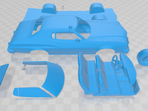gran torino 1975 starsky y hutch printable car 3D 打印模型