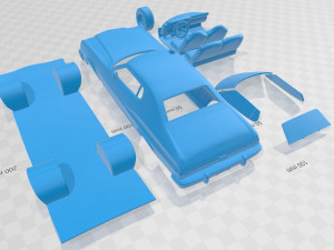 gran torino 1975 starsky y hutch printable car 3D 打印模型