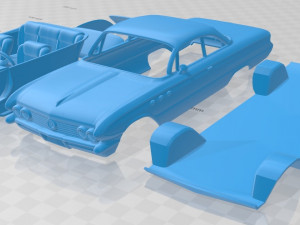 lesabre hardtop 1961 printable car 3Dプリントモデル