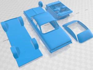 lesabre hardtop 1961 printable car 3D Print Model