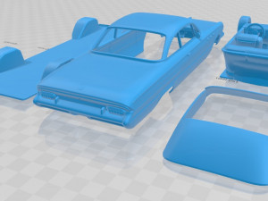 lesabre hardtop 1961 printable car 3D Принт Модель