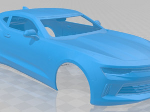 camaro rs 2016 printable body car 3D Baskı Modeli