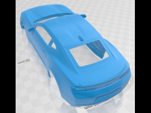camaro rs 2016 printable body car 3D Baskı Modeli