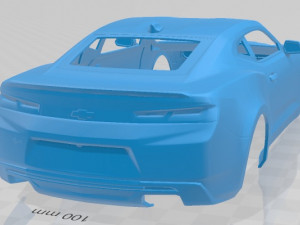 camaro rs 2016 printable body car 3D Baskı Modeli
