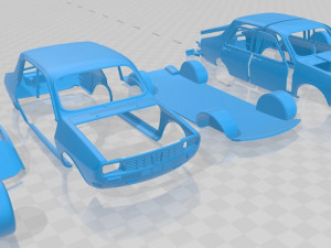 renault 12 - dacia 1300 printable car 3D-Druckmodell