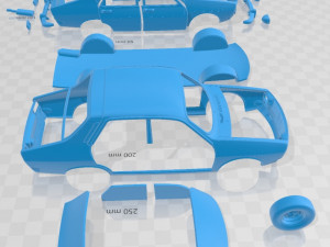renault 12 - dacia 1300 printable car 3D-Druckmodell