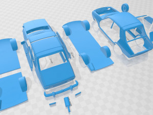 renault 12 - dacia 1300 printable car 3D-Druckmodell