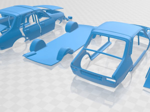 renault 12 - dacia 1300 printable car 3D-Druckmodell