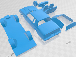 regal grand national coupe 1987 printable car 3D Baskı Modeli