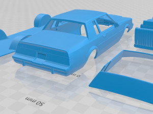 regal grand national coupe 1987 printable car 3D Baskı Modeli