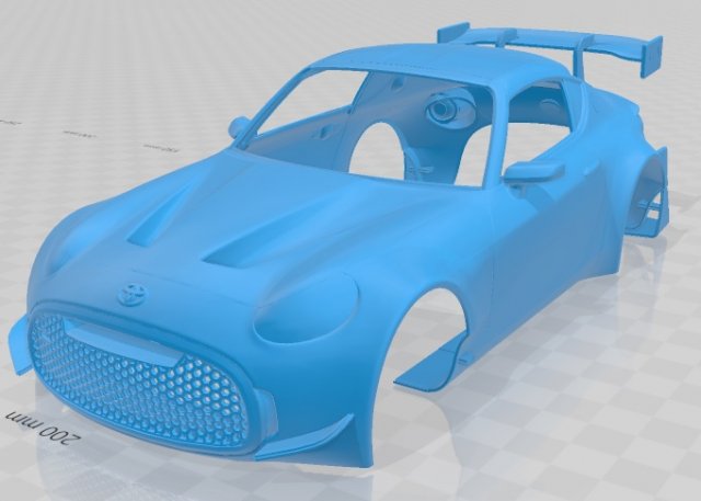 toyota s-fr racing 2016 printable body car 3D Print Model .c4d .max .obj .3ds .fbx .stl .blend 