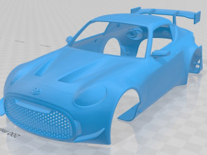 toyota s-fr racing 2016 printable body car 3D Print Model