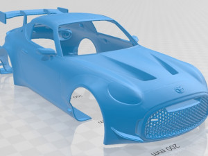 toyota s-fr racing 2016 printable body car 3D Print Model