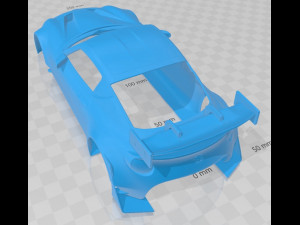 toyota s-fr racing 2016 printable body car 3D Print Model