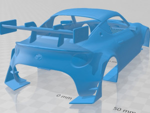 toyota s-fr racing 2016 printable body car 3D Print Model